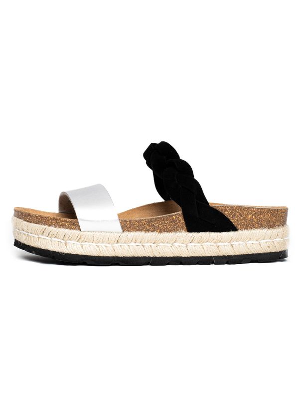 Bayton Bayton Nizki natikači 'Clarence'  kremna / rjava / črna / srebrna