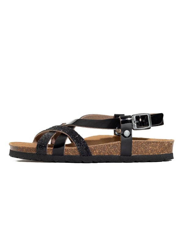 Bayton Bayton Sandali 'Kari'  kremna / črna