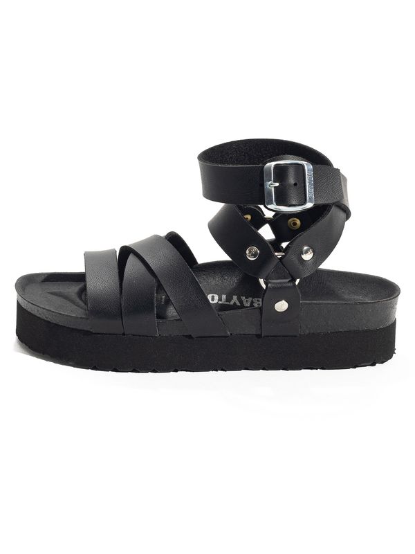 Bayton Bayton Sandali s paščki 'HARING'  črna