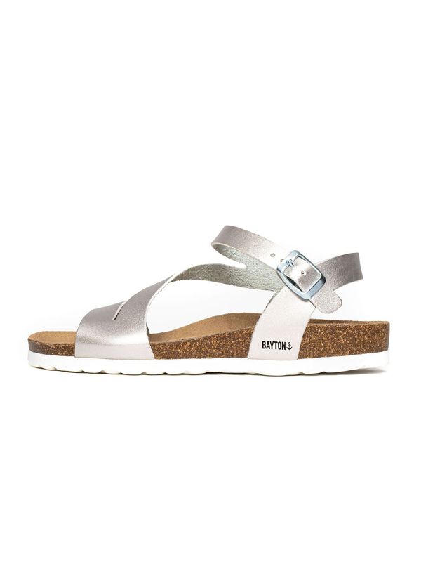 Bayton Bayton Sandali s paščki 'Jaeva'  srebrna