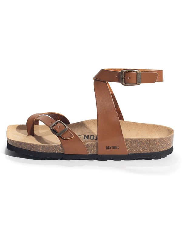 Bayton Bayton Sandali s paščki 'SWAN'  svetlo rjava