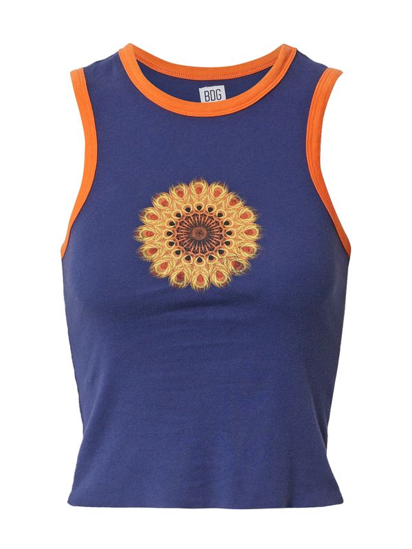 BDG Urban Outfitters BDG Urban Outfitters Top 'Mandala'  modra / rumena / oranžna / črna