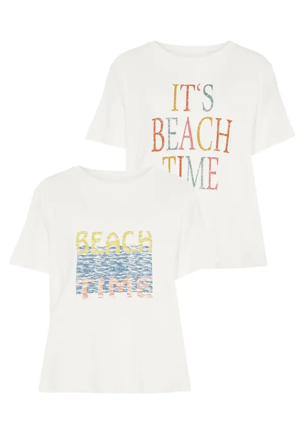 BEACH TIME BEACH TIME Majica  mešane barve / bela