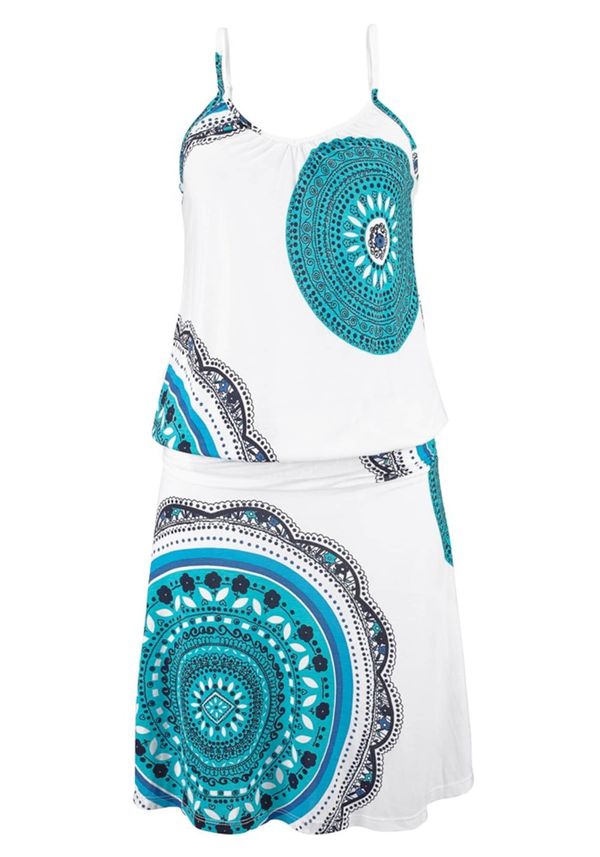 BEACH TIME BEACH TIME Obleka za na plažo  turkizna / bela