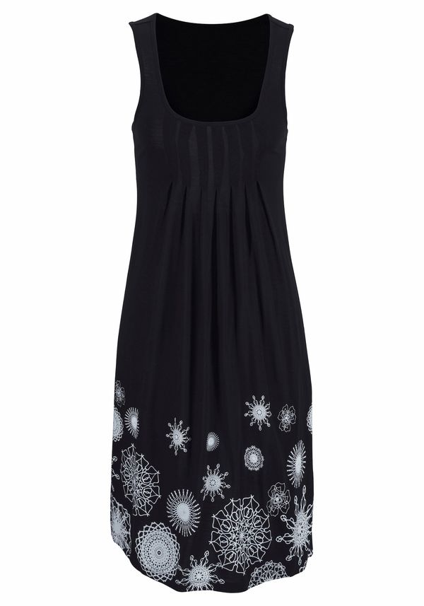 BEACH TIME BEACH TIME Poletna obleka  črna / bela