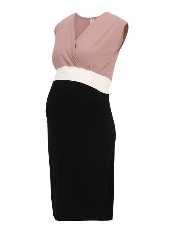 Bebefield Bebefield Obleka 'Giulia'  staro roza / črna / naravno bela