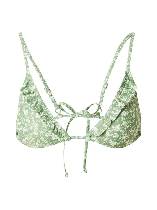 BeckSöndergaard BeckSöndergaard Bikini zgornji del 'Bella'  zelena / bela