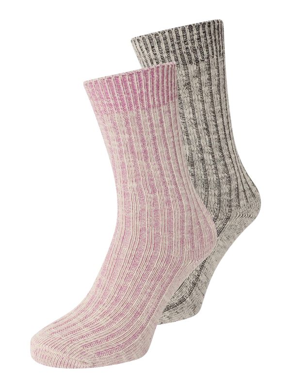 BeckSöndergaard BeckSöndergaard Nogavice  antracit / greige / rosé / staro roza