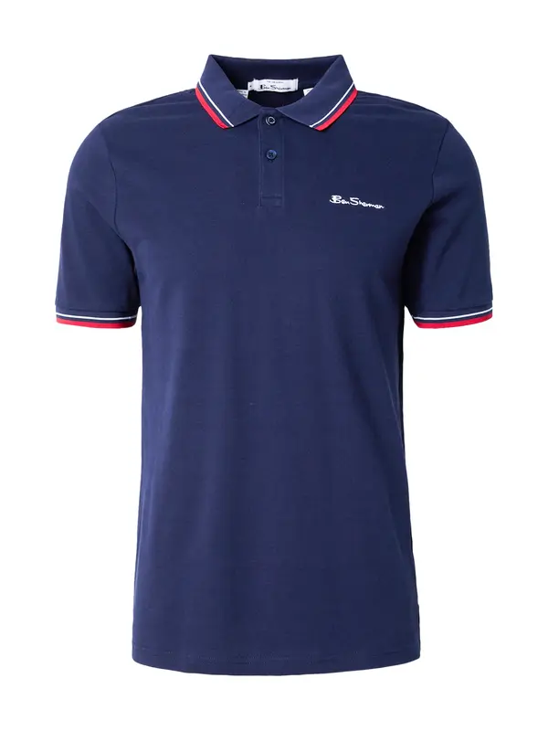 Ben Sherman Ben Sherman Majica  marine / rdeča / bela