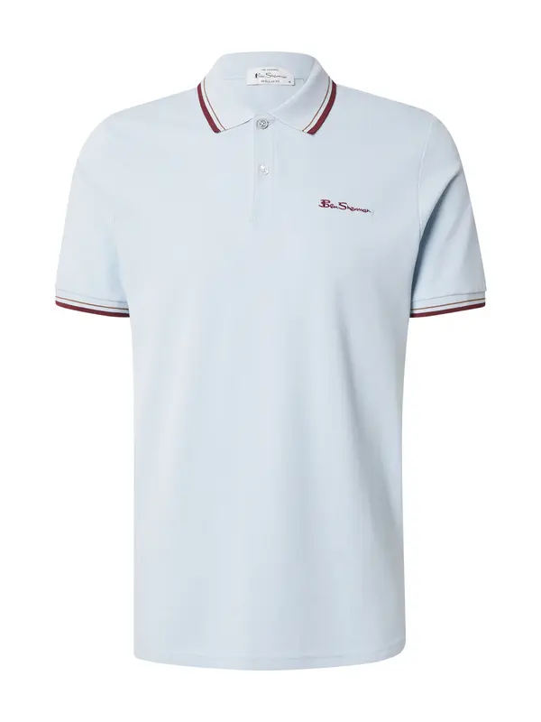 Ben Sherman Ben Sherman Majica  svetlo modra