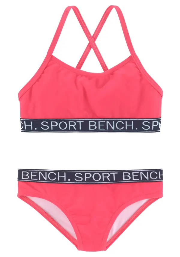 BENCH BENCH Bikini  roza / črna / bela