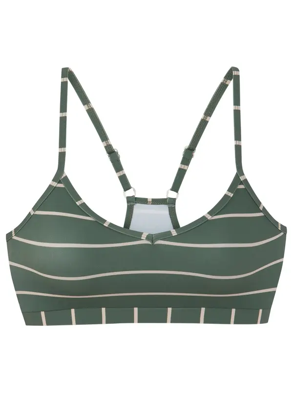 BENCH BENCH Bikini zgornji del  kremna / temno zelena