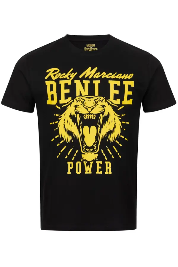 Benlee Benlee Funkcionalna majica 'Tiger Power'  svetlo rumena / črna