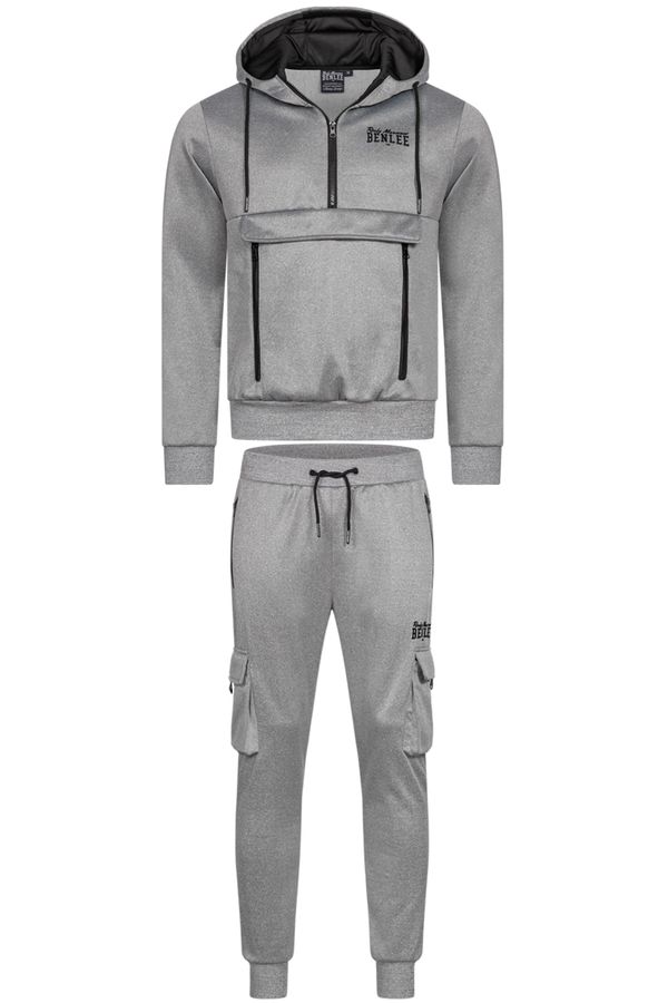 Benlee Benlee Športna trenirka 'MOORPARK'  siva / srebrno-siva / črna