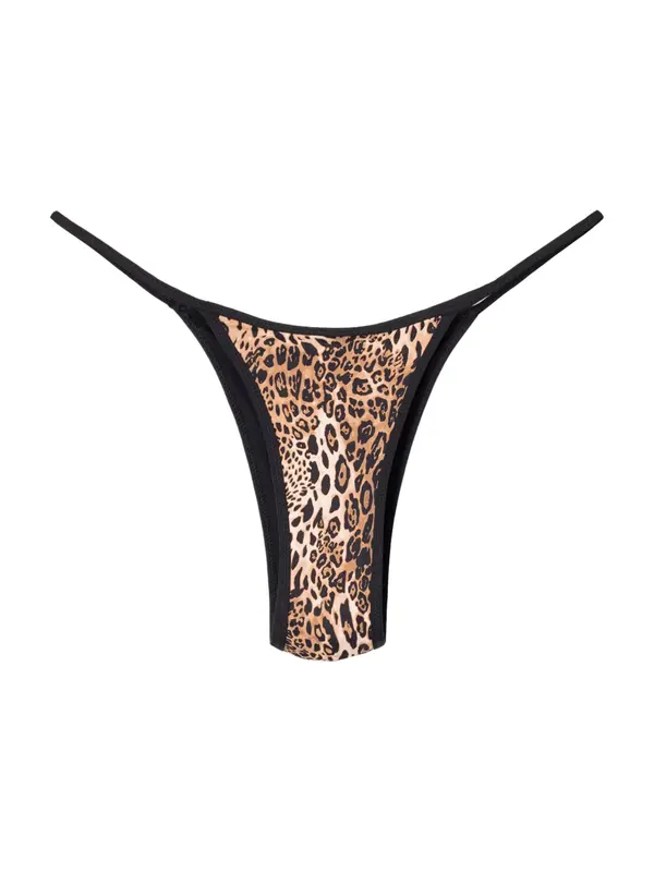 Bershka Bershka Bikini hlačke  bež / rjava / črna