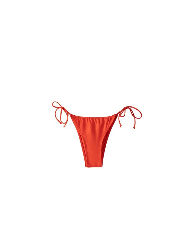 Bershka Bershka Bikini hlačke  oranžno rdeča