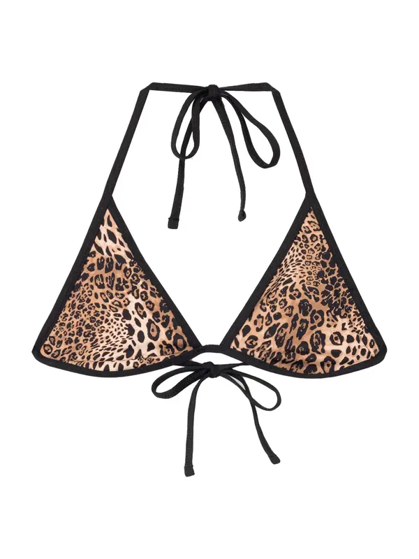 Bershka Bershka Bikini zgornji del  bež / rjava / črna