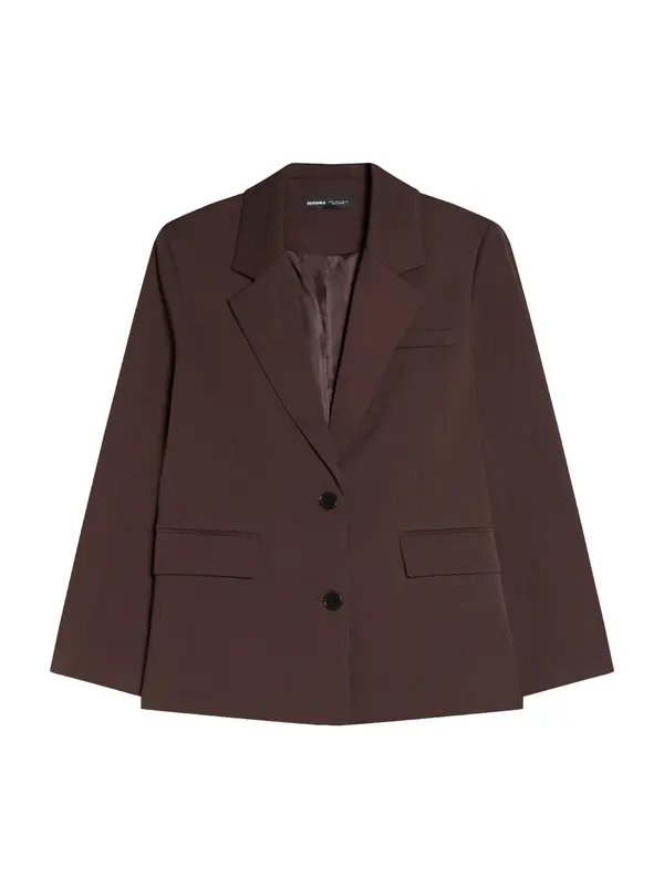 Bershka Bershka Blazer  temno rjava