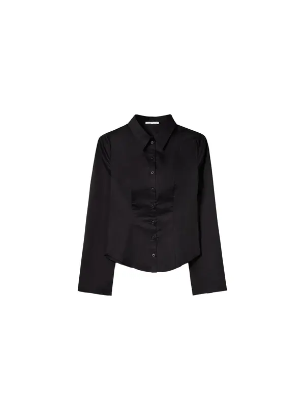 Bershka Bershka Bluza  črna