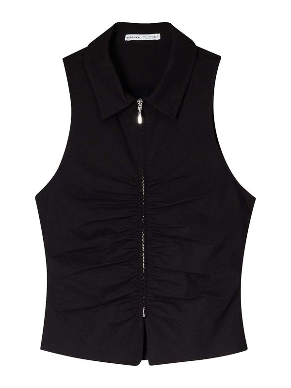 Bershka Bershka Bluza  črna