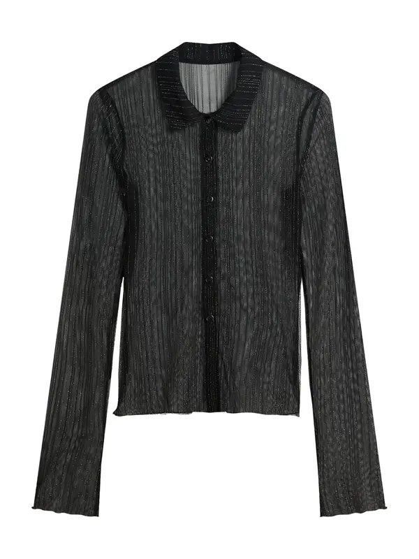 Bershka Bershka Bluza  črna