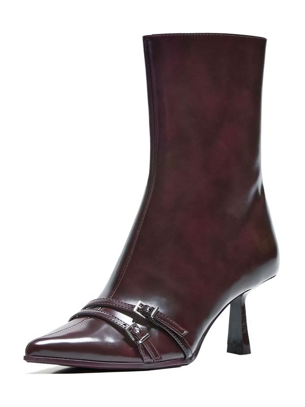 Bershka Bershka Gležnarji  burgund