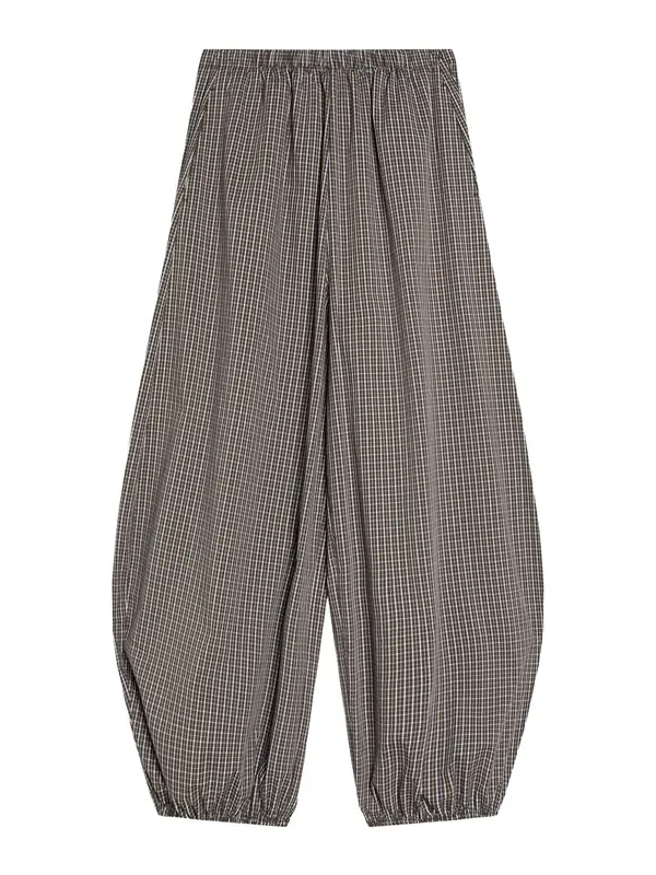 Bershka Bershka Hlače  kaki / oliva / bela