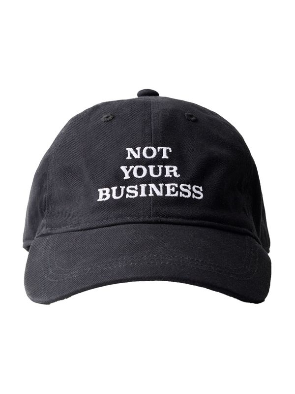 Bershka Bershka Kapa 'MOOD OF THE DAY'  črna / bela