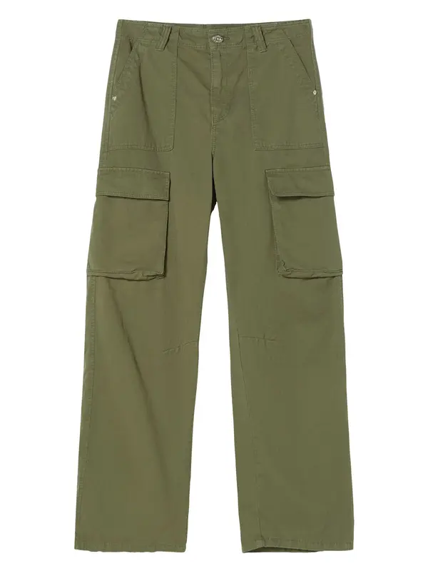 Bershka Bershka Kargo hlače  kaki