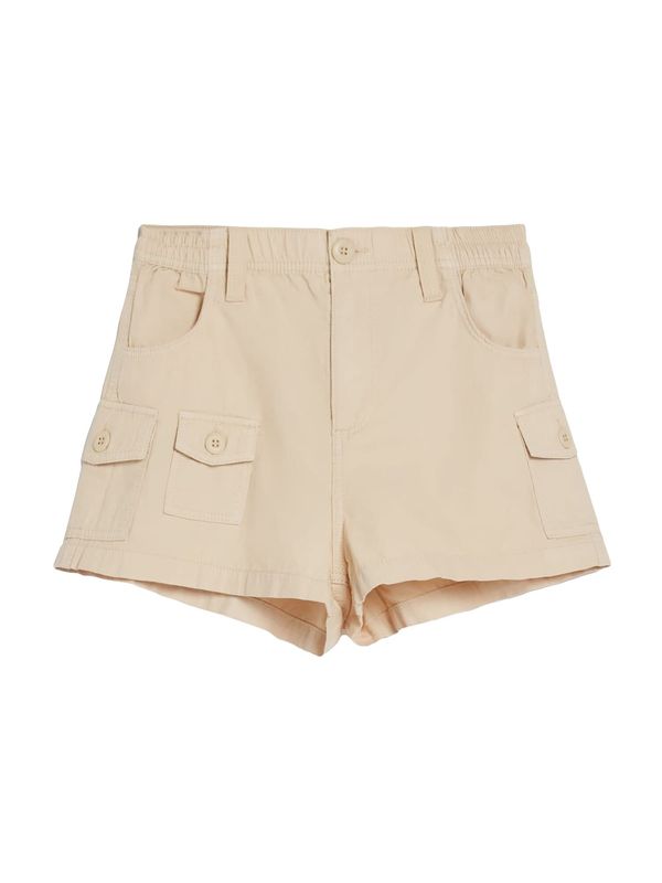 Bershka Bershka Kargo hlače  pesek