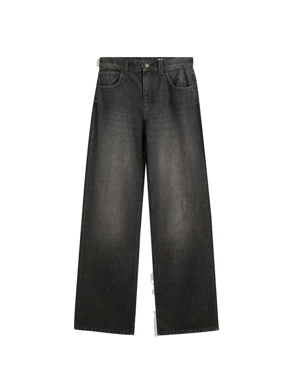 Bershka Bershka Kavbojke  črn denim