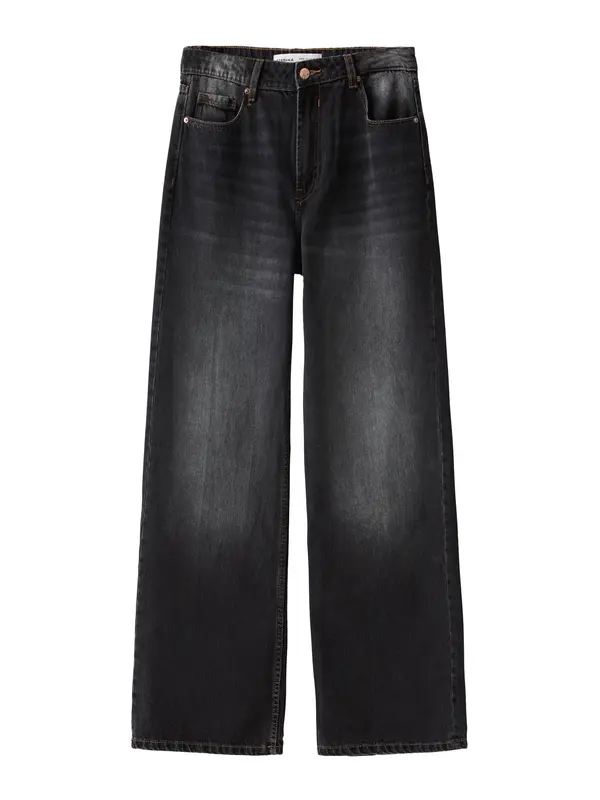 Bershka Bershka Kavbojke  črn denim