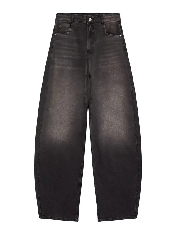 Bershka Bershka Kavbojke  črn denim