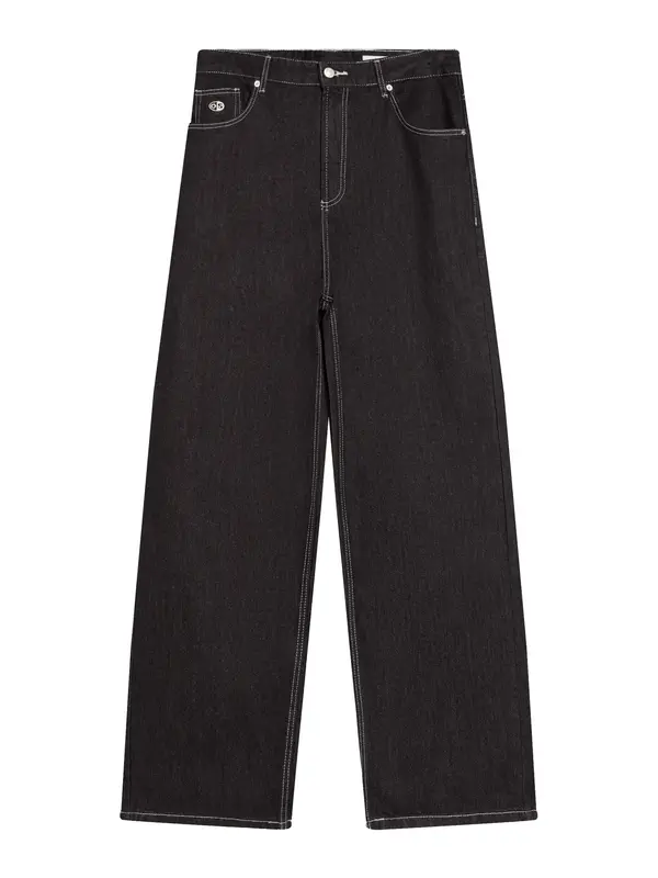 Bershka Bershka Kavbojke  črn denim