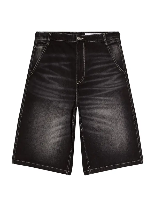 Bershka Bershka Kavbojke  črn denim