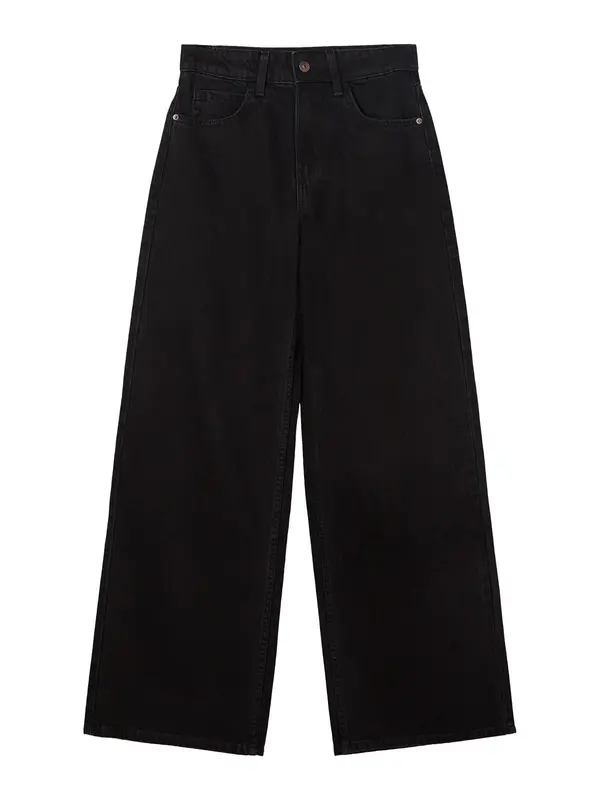 Bershka Bershka Kavbojke  črn denim