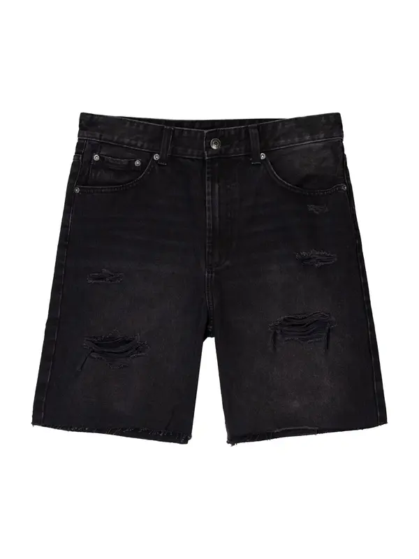 Bershka Bershka Kavbojke  črn denim