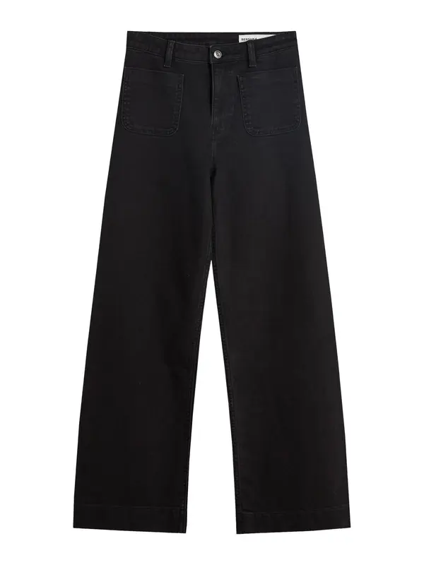 Bershka Bershka Kavbojke  črn denim