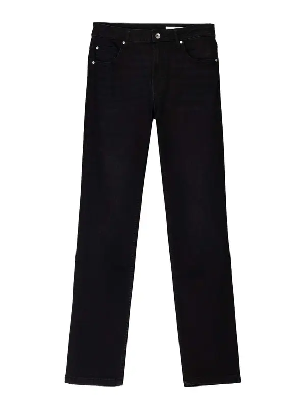 Bershka Bershka Kavbojke  črn denim