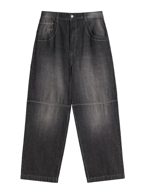 Bershka Bershka Kavbojke  črn denim