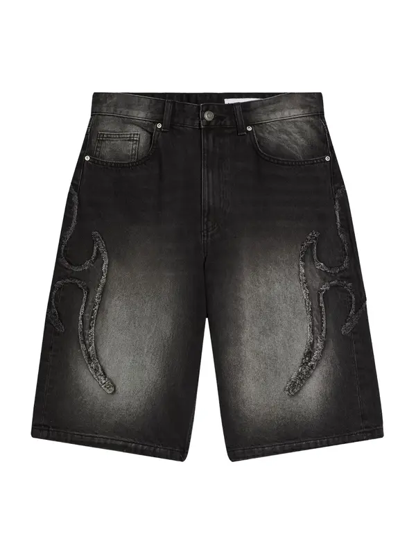 Bershka Bershka Kavbojke  črn denim