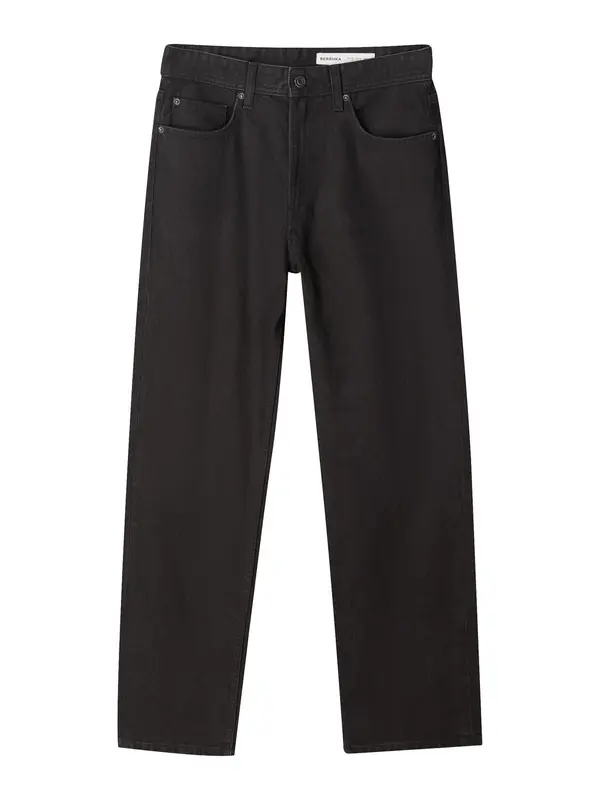Bershka Bershka Kavbojke  črn denim