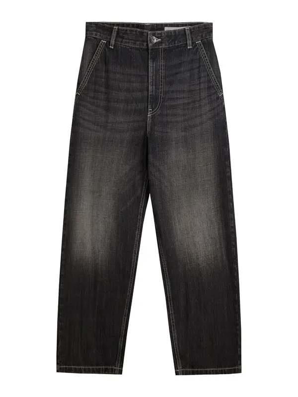 Bershka Bershka Kavbojke  črn denim