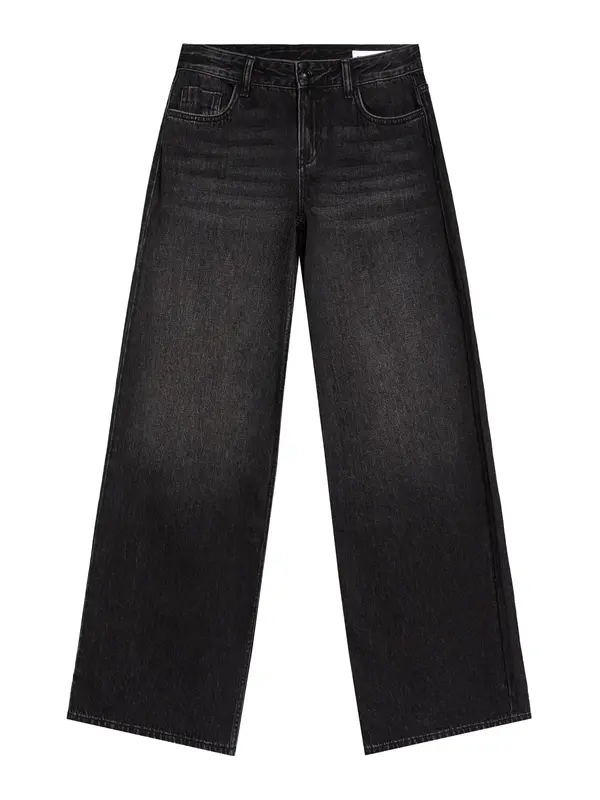 Bershka Bershka Kavbojke  črn denim