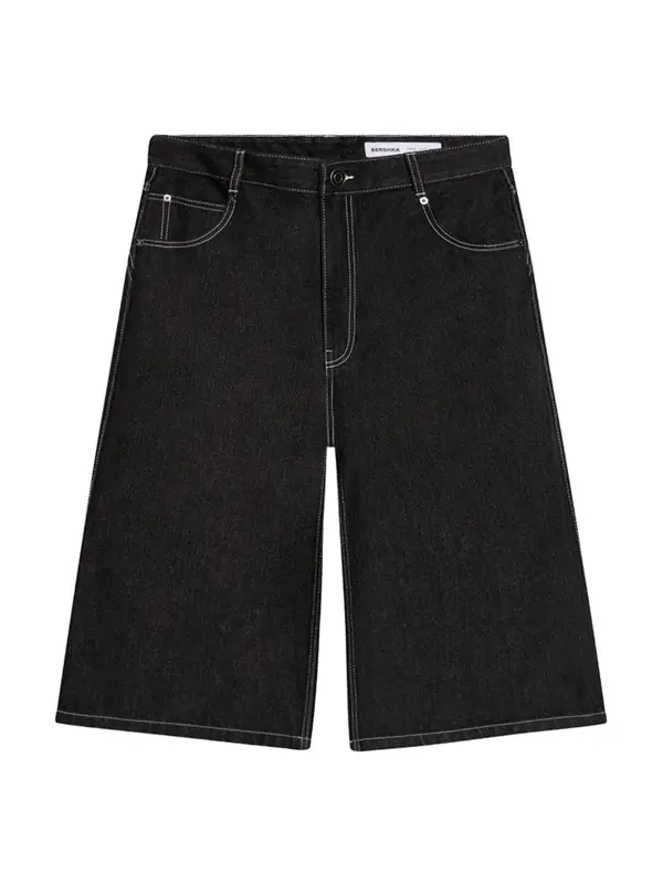 Bershka Bershka Kavbojke  črna