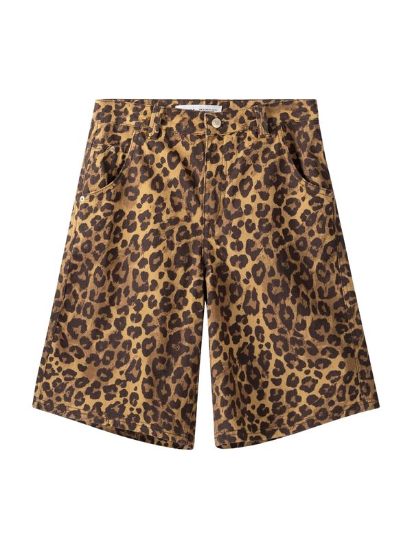 Bershka Bershka Kavbojke  kamela / svetlo rjava / temno rjava