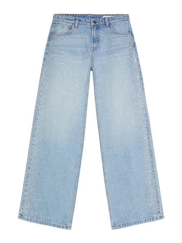 Bershka Bershka Kavbojke  moder denim