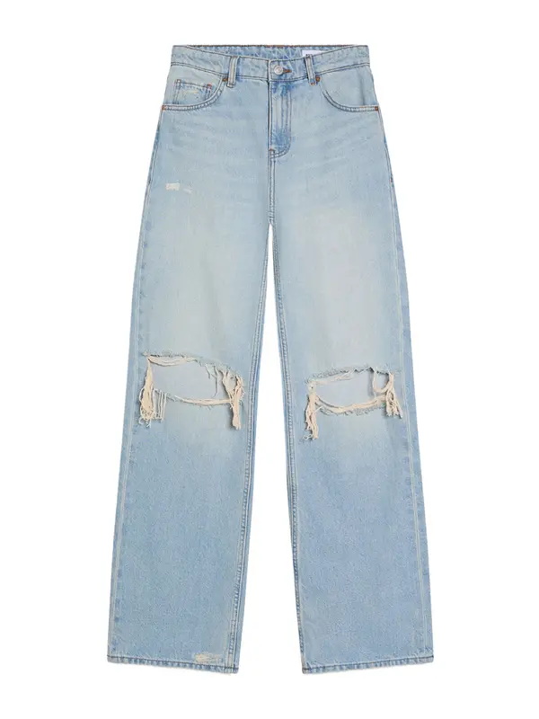 Bershka Bershka Kavbojke  moder denim