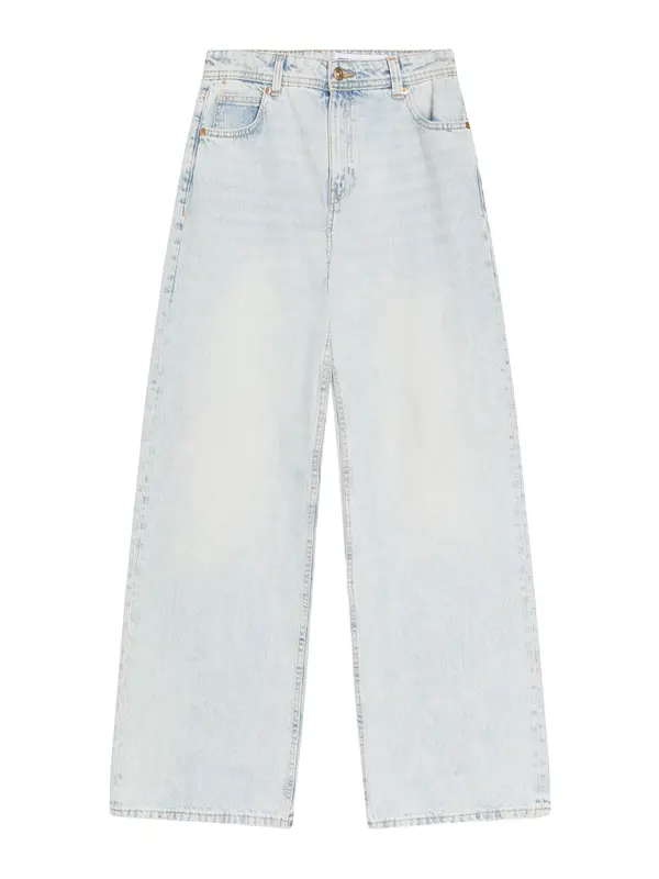 Bershka Bershka Kavbojke  pastelno modra