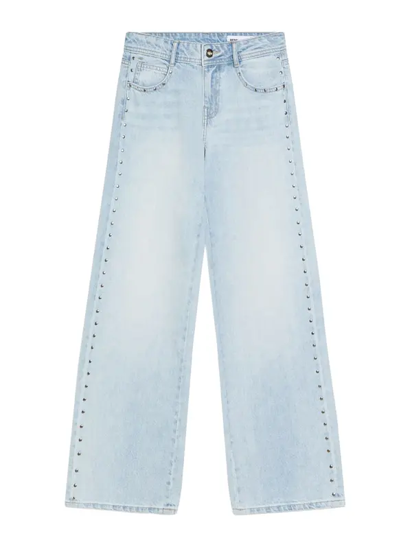 Bershka Bershka Kavbojke  pastelno modra